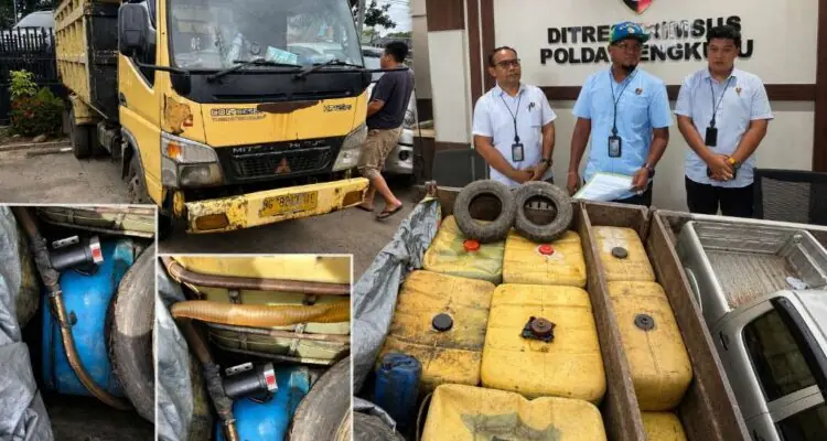 Polda Bengkulu Gagalkan Penyelundupan 5 Ton Bio Solar ke Linggau Polda Bengkulu Gagalkan Penyelundupan 5 Ton Bio Solar ke Linggau