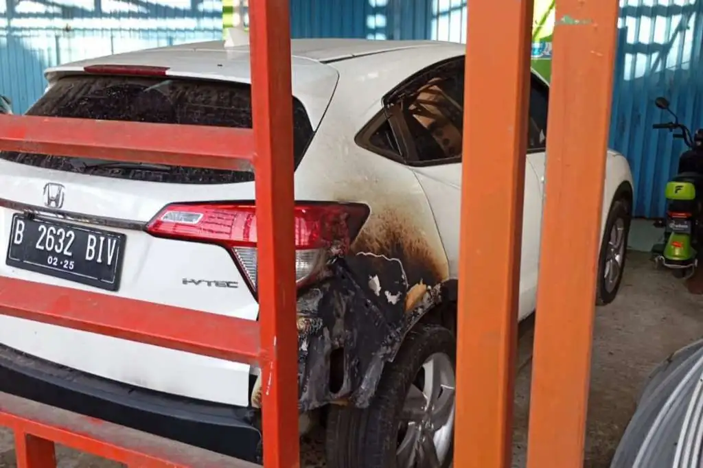 Jadi Sasaran Teror, Mobil Ketua DPRD Seluma Dibakar OTK