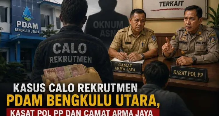 Kasus Calo Rekrutmen PDAM Bengkulu Utara, Kasat Pol PP dan Camat Arma Jaya Siap Panggil Oknum ASN Kasus Calo Rekrutmen PDAM Bengkulu Utara, Kasat Pol PP dan Camat Arma Jaya Siap Panggil Oknum ASN