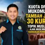 Kuota DPRD Mukomuko Tambah Jadi 30 Kursi, Topik Muslimin Ajak Anak Muda Ramaikan Pemilu 2029 Kuota DPRD Mukomuko Tambah Jadi 30 Kursi, Topik Muslimin Ajak Anak Muda Ramaikan Pemilu 2029