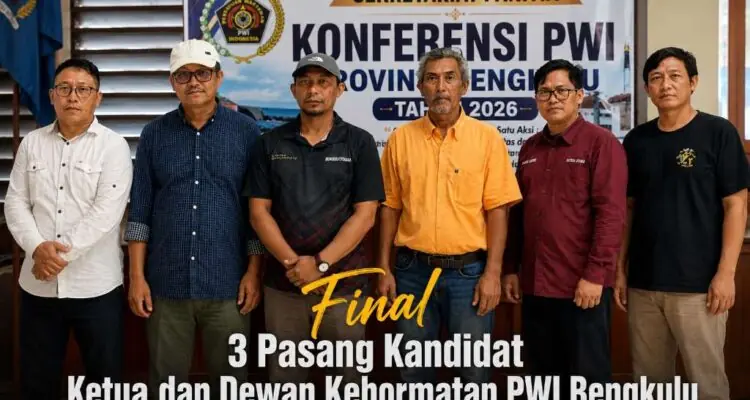 Resmi Mengerucut, Marsal Abadi, Doni Aftarizal, dan Iyud Dwi Mursito Bertarung di Konferprov PWI Bengkulu 2026 Resmi Mengerucut, Marsal Abadi, Doni Aftarizal, dan Iyud Dwi Mursito Bertarung di Konferprov PWI Bengkulu 2026