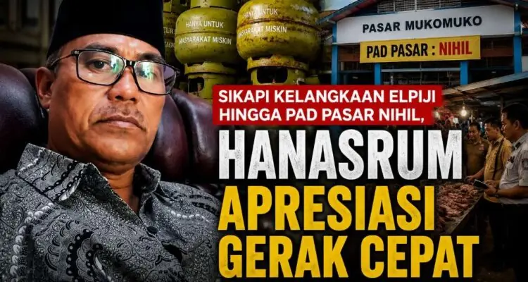 Sikapi Kelangkaan Elpiji Hingga PAD Pasar Nihil, Hanasrum Apresiasi Gerak Cepat Disperindag Mukomuko Sikapi Kelangkaan Elpiji Hingga PAD Pasar Nihil, Hanasrum Apresiasi Gerak Cepat Disperindag Mukomuko