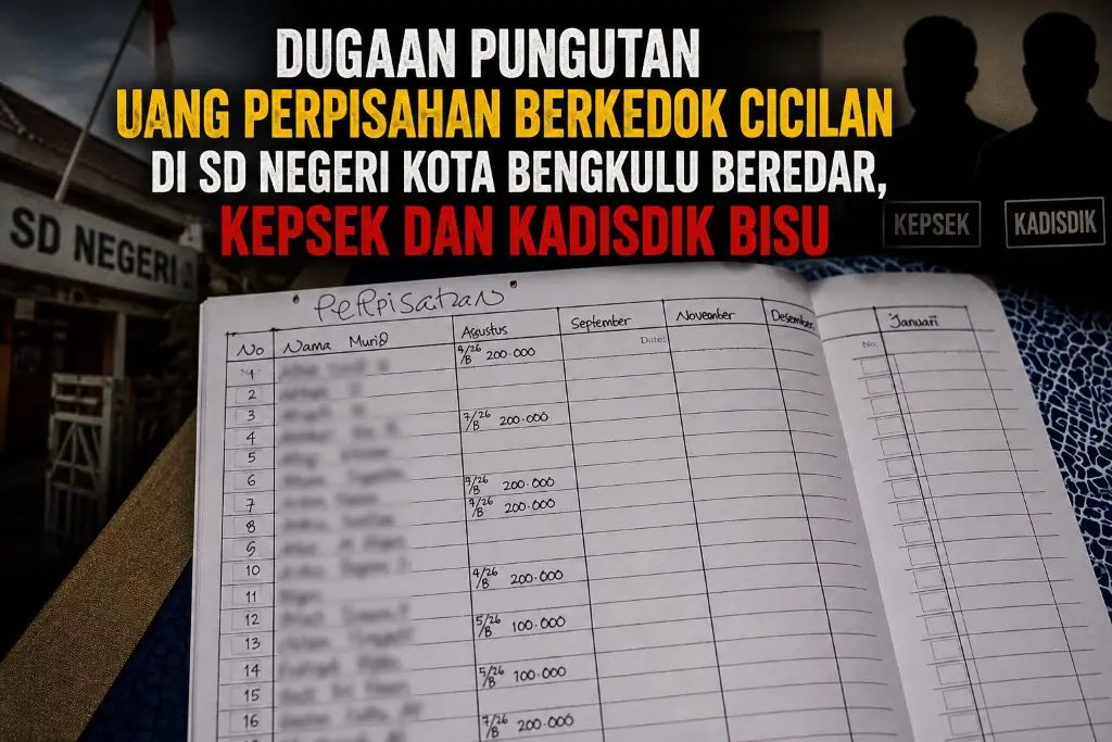 Dugaan Pungutan Uang Perpisahan di SD Negeri Kota Bengkulu Beredar, Kepsek dan Kadisdik Bisu
