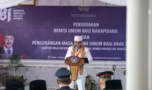 HUT RI ke-81, 1.711 Warga Binaan di Bengkulu Terima Remisi Kemerdekaan HUT RI ke-81, 1.711 Warga Binaan di Bengkulu Terima Remisi Kemerdekaan