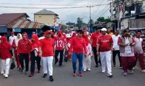 Jalan Santai dan Pembagian Bendera Sambut HUT RI ke-81 di Lebong Jalan Santai dan Pembagian Bendera Sambut HUT RI ke-81 di Lebong