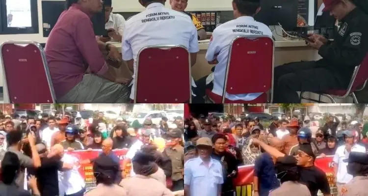 Pengganggu Aksi Unjuk Rasa FABB Dilaporkan ke Polda Bengkulu, Dugaan Orang Suruhan