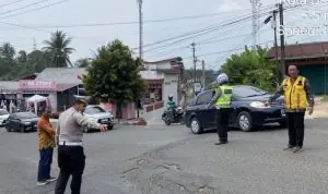 Satlantas Polresta dan PUPR Kota Bengkulu Survei Jalan Rusak di Basuki Rahmat Satlantas Polresta dan PUPR Kota Bengkulu Survei Jalan Rusak di Basuki Rahmat