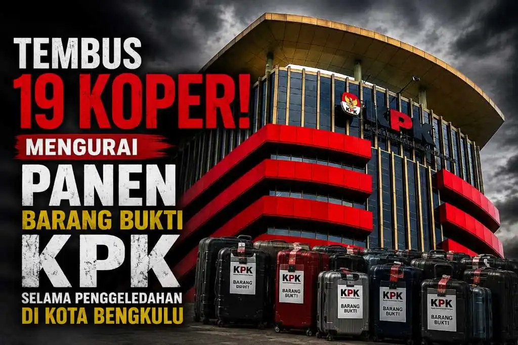 Tembus 19 Koper, Mengurai Panen Barang Bukti KPK Selama Penggeledahan di Kota Bengkulu Tembus 19 Koper, Mengurai Panen Barang Bukti KPK Selama Penggeledahan di Kota Bengkulu