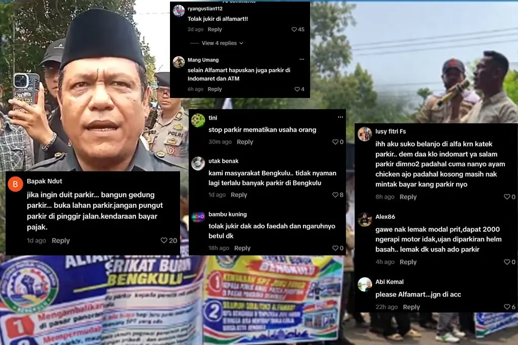 Aksi Unjuk Rasa Minta Markir Alfamart Panen Penolakan, Netizen Bengkulu Geram Hapus Parkir Minimarket Aksi Unjuk Rasa Minta Markir Alfamart Panen Penolakan, Netizen Bengkulu Geram: Hapus Parkir Minimarket!