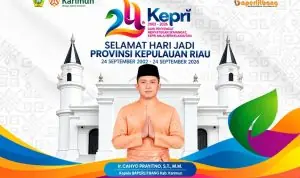 Kepala BAPERLITBANG Kabupaten Karimun Mengucapkan Selamat Hari Jadi Provinsi Kepulauan Riau