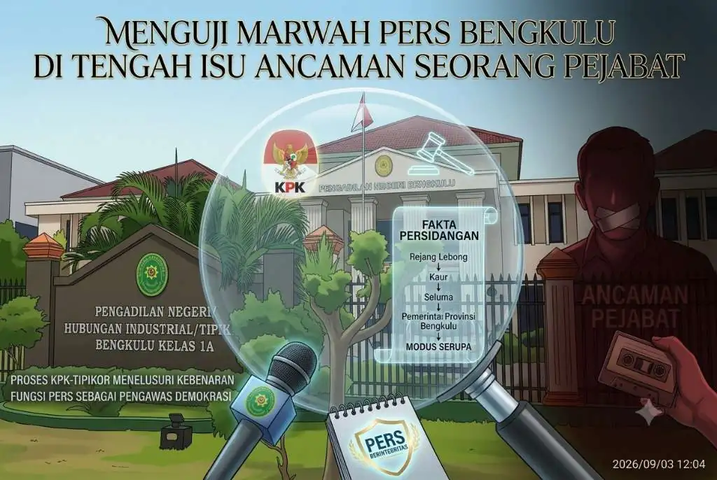 Marwah Pers Bengkulu di Tengah Isu Ancaman Seorang Pejabat