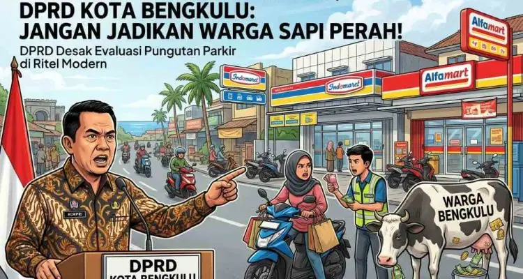 Parkir Indomaret-Alfamart, DPRD Kota Bengkulu: Jangan Jadikan Warga Sapi Perah!
