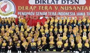 Pimpin Diklat DT5N di Malang, Siadi Targetkan Senam Tera Jatim Berkembang Hingga Desa