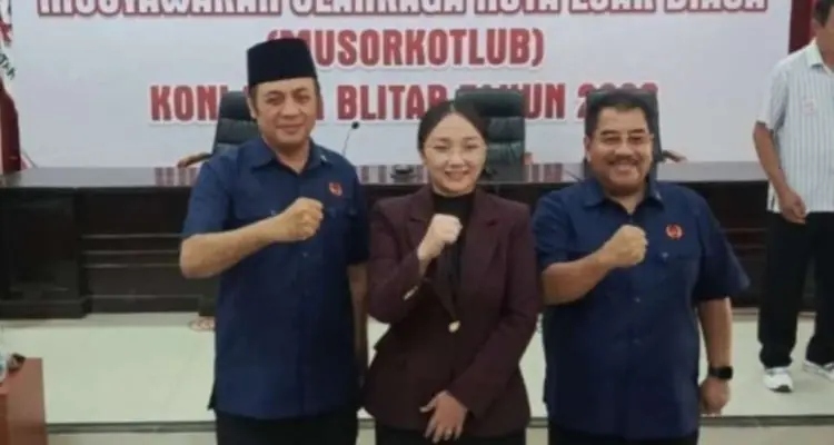 Unggul 24 Suara di Musorkotlub, Elim Tyu Samba Resmi Pimpin KONI Kota Blitar Unggul 24 Suara di Musorkotlub, Elim Tyu Samba Resmi Pimpin KONI Kota Blitar
