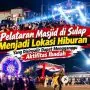Alih Fungsi Pelataran Masjid Falihin Disesaki Hiburan, Fasilitas Publik Terbengkalai