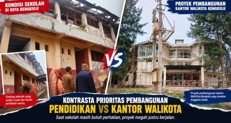 'Efisiensi' ala Kota Bengkulu, Kondisi SDN 22 dan Rp14,46 Miliar untuk Kantor Wali Kota di Pinggir Pantai 'Efisiensi' ala Kota Bengkulu, Kondisi SDN 22 dan Rp14,46 Miliar untuk Kantor Wali Kota di Pinggir Pantai