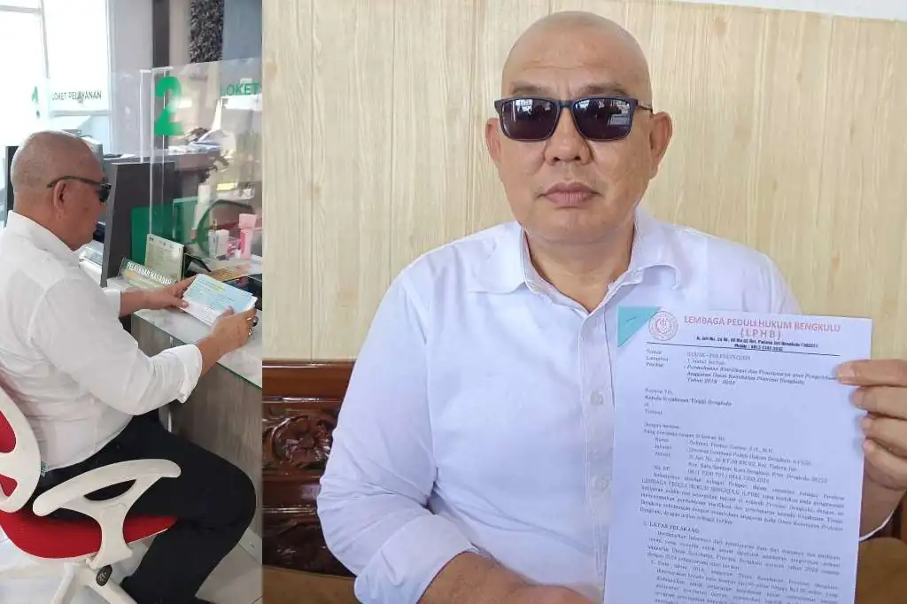 Resmi Dilaporkan, LPHB Desak Kejati Usut Anggaran Dinkes Provinsi Rp1,3 Triliun Resmi Dilaporkan, LPHB Desak Kejati Usut Anggaran Dinas Kesehatan Provinsi Bengkulu Rp1,3 Triliun