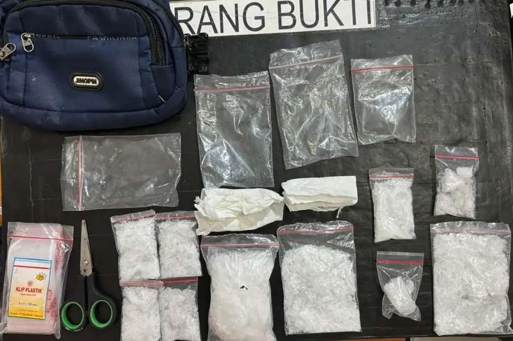 Sita Seperempat Kg Sabu, Polda Bengkulu Ringkus Dua Bandar Lintas Provinsi