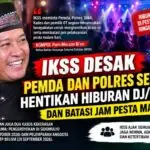 Soroti Hiburan Musik DJ Remix di Seluma, IKSS Desak Pemkab Bertindak Soroti Hiburan Musik DJ Remix di Seluma, IKSS Desak Pemkab Bertindak