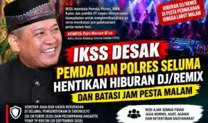 Soroti Hiburan Musik DJ Remix di Seluma, IKSS Desak Pemkab Bertindak Soroti Hiburan Musik DJ Remix di Seluma, IKSS Desak Pemkab Bertindak